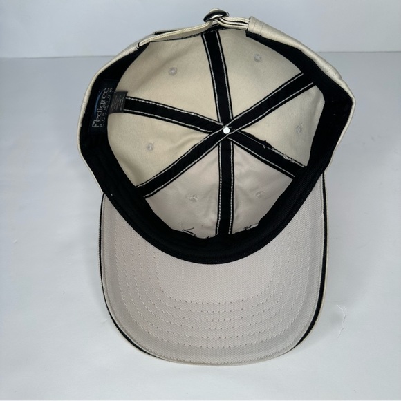 Oracle Cotton Beige Black Baseball Cap - Picture 6 of 7